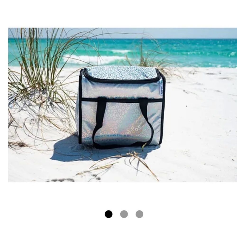 NEW! The Beth - White Leopard Neoprene Cooler